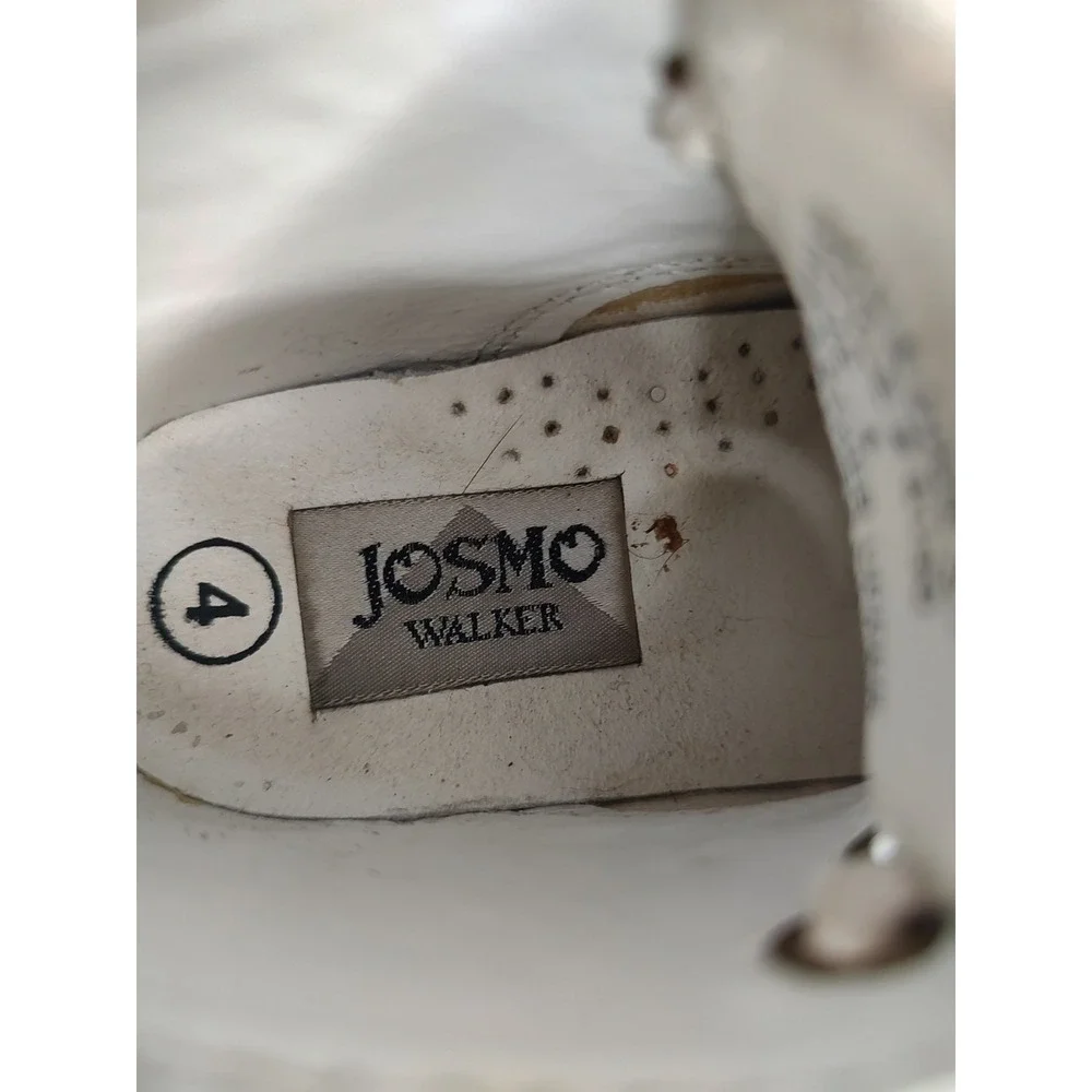 Josmo Walker Kids/Baby/Toddler Shoes All Leather White Size 4 Style‎ #8190
